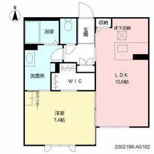 Feliseed妻ヶ丘【1階】の間取り