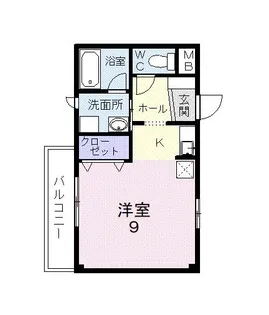 グリーンジャルダン M【1階】の間取り