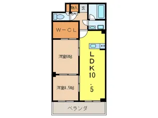 グランドメゾンUN【6階】の間取り