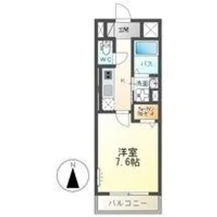 アーバンプレイス【1階】の間取り