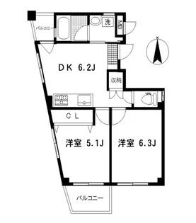 木村AYビル【3階】の間取り