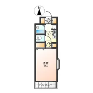 ZINハイツ【3階】の間取り