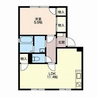 M&M【1階】の間取り