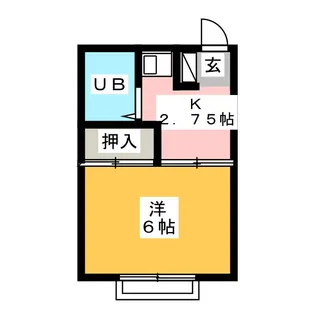 コーポ古谷【2階】の間取り