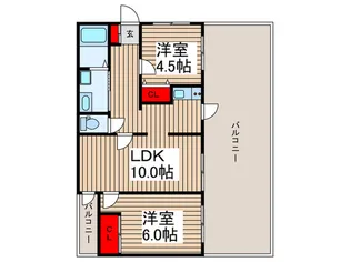 グリ-ンヒルマンション【3階】の間取り