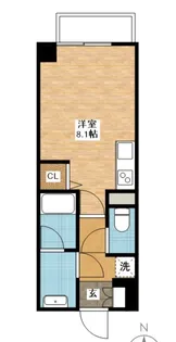 モンテスタイル鍛冶屋町【2階】の間取り