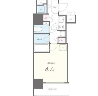 セイワパレス玉造駅上【12階】の間取り