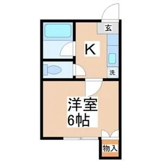 コートパレス千代田【1階】の間取り