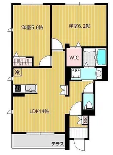 La vie belle【1階】の間取り