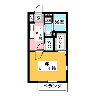 レーブII【1階】の間取り