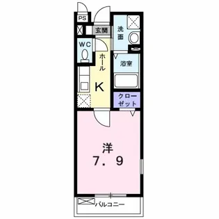 メゾンオーブ【2階】の間取り