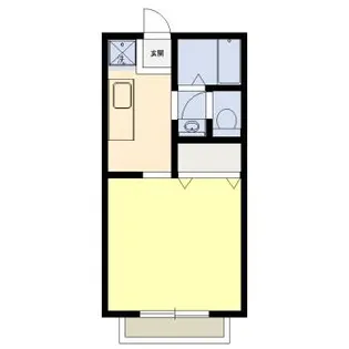カサグランデC棟【1階】の間取り