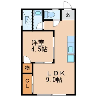 カーサバレンシア【6階】の間取り