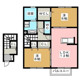 クレイン和【2階】の間取り