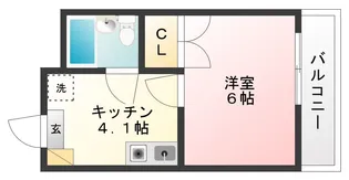 ジョイフル戸越【1階】の間取り