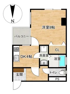 リバーコートFURUKAWA【5階】の間取り
