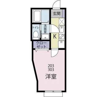 アイドクレース【3階】の間取り