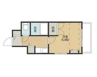 ライオンズマンション西千石801号【8階】の間取り