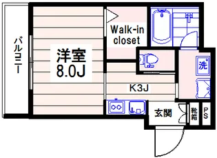 チッタカーサビアンカVI【2階】の間取り