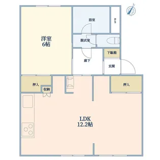 長尾住宅 4号棟【4階】の間取り