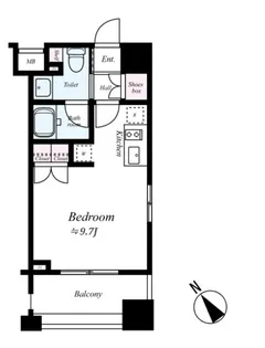 ウィスティリア大森山王【7階】の間取り