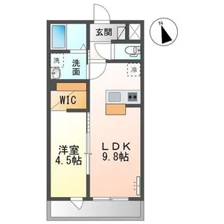 イルミエールヤヨイ【2階】の間取り
