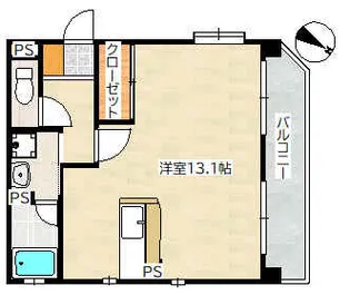 フォーサイト井口明神【2階】の間取り