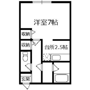 フリーウェイ【2階】の間取り