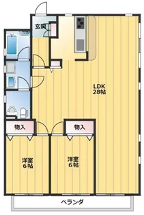 Mスタジアム【3階】の間取り