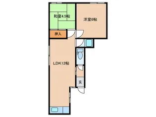裕マンション【1階】の間取り