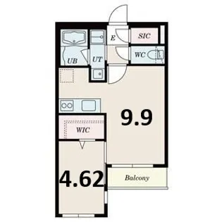 S-RESIDENCE元町alectra【4階】の間取り
