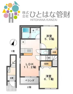 メープルコープ【2階】の間取り