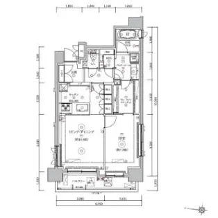 RELUXIA本所吾妻橋【10階】の間取り