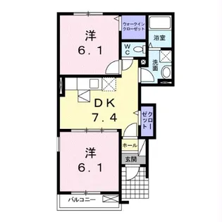 ドリーム・シャトー【1階】の間取り