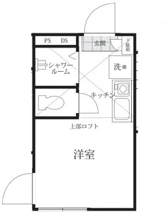 ロンジェスマン三宿【1階】の間取り
