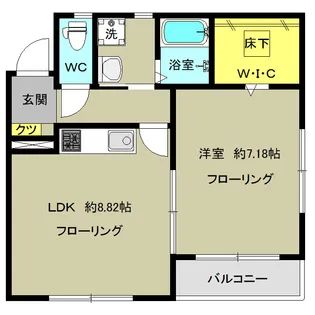 カルムメゾン【1階】の間取り