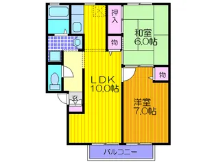 アドバンスT・H【1階】の間取り