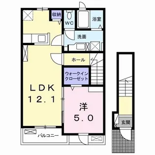 Blue willow I【2階】の間取り