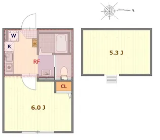 グランシード【1階】の間取り