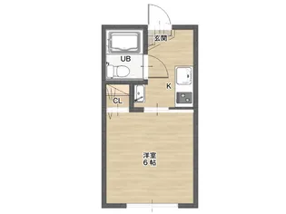 フォックスアイランド【2階】の間取り