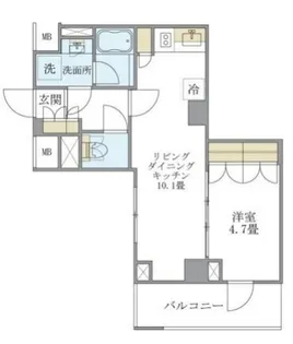 Brilliaist北沢【2階】の間取り