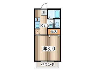 ウィンドミル片倉【2階】の間取り