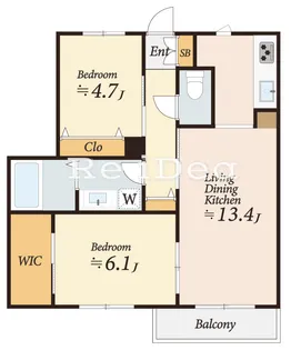 ニューノース弐番館【3階】の間取り