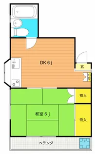 三友ハイツ【3階】の間取り