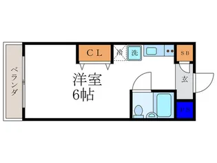 カーサドマー二【1階】の間取り