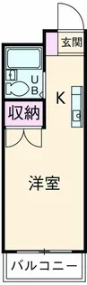 グリーンビュー若葉【1階】の間取り