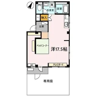 ローレルハイツI【1階】の間取り