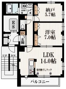 ソラリス新宿御苑【4階】の間取り