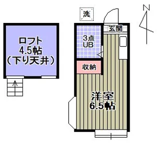 アベニュー光【2階】の間取り