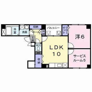 プリムローズ四条【3階】の間取り